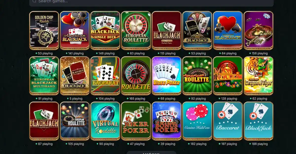Wincleo Live Casino Lobby mit Live-Dealer-Tischen von Evolution Gaming und Pragmatic Play Live